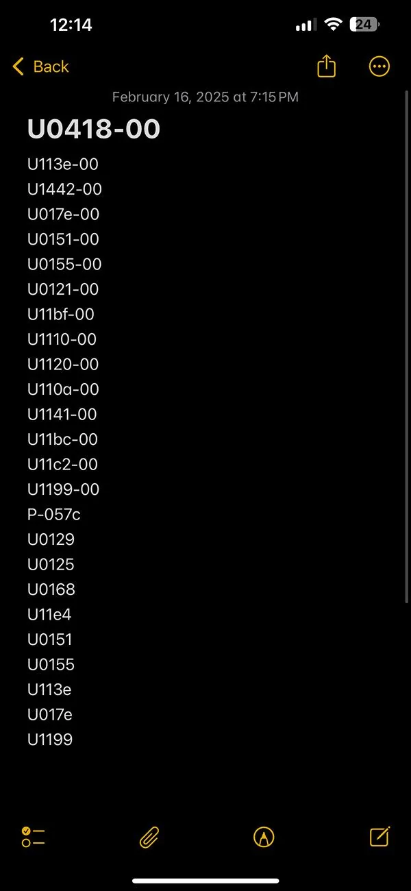 Jeep Wrangler JL Continuous codes for two years IMG_5034