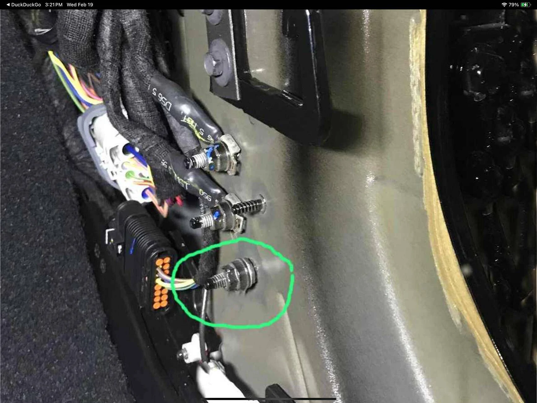 Jeep Wrangler JL ground wire IMG_0470