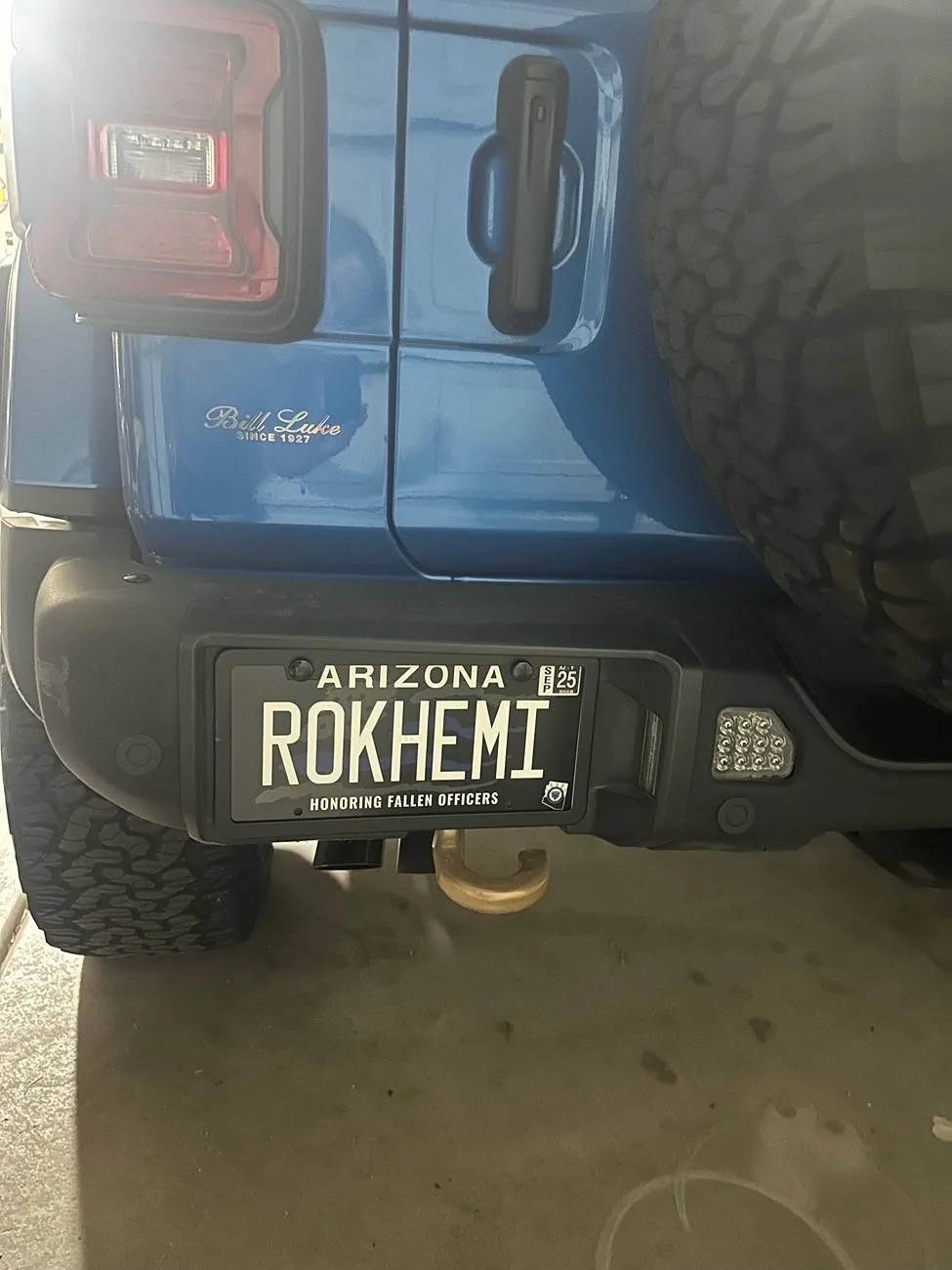 Jeep Wrangler JL Lets see those personalized plates!!! IMG_1564