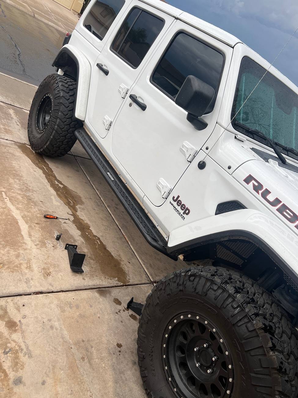Jeep Wrangler JL Go Rhino Dominator Xtreme D1 Side Step Bars IMG_9872