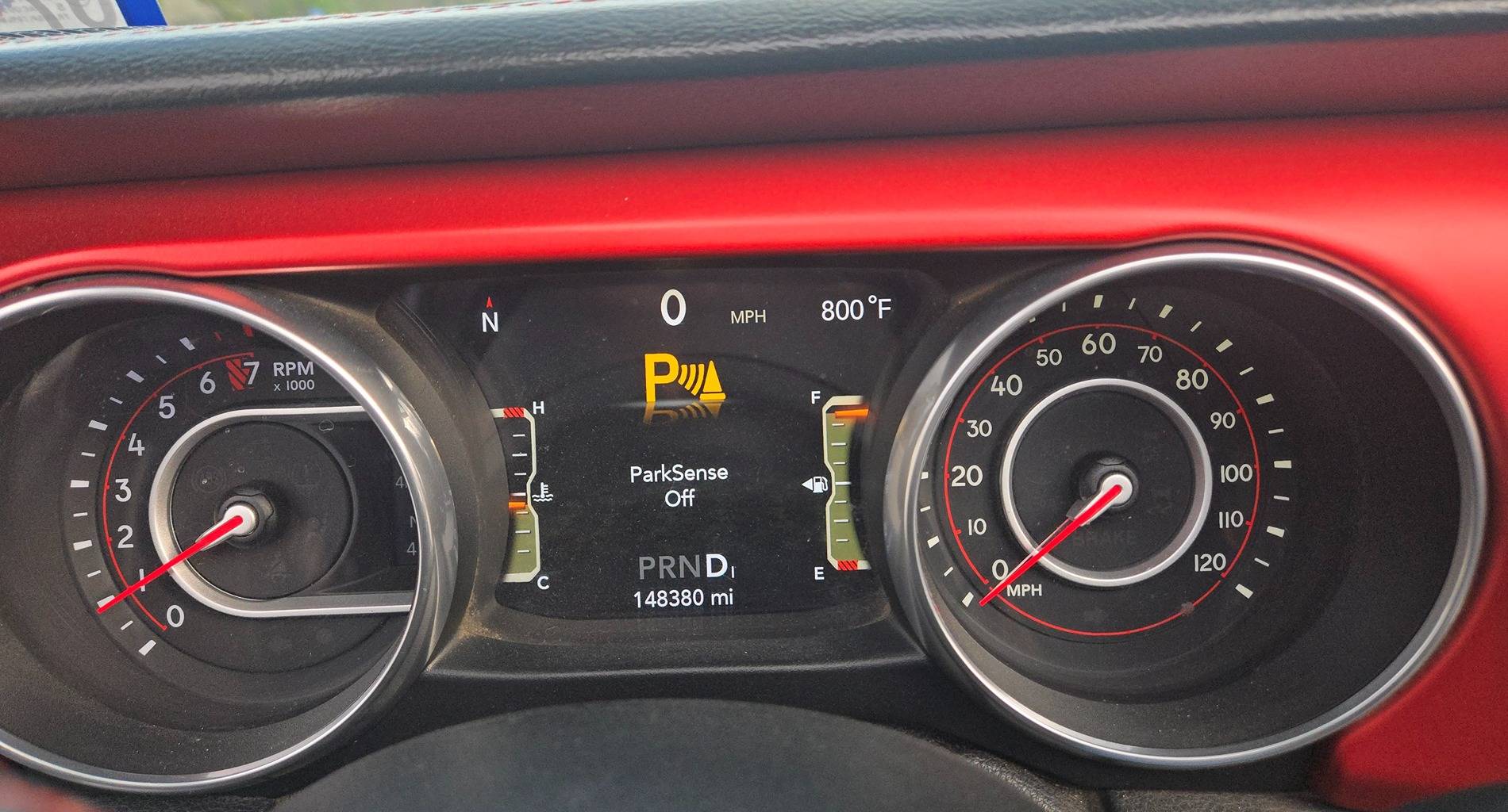 Jeep Wrangler JL Outside Temperature Display 20250206_090552