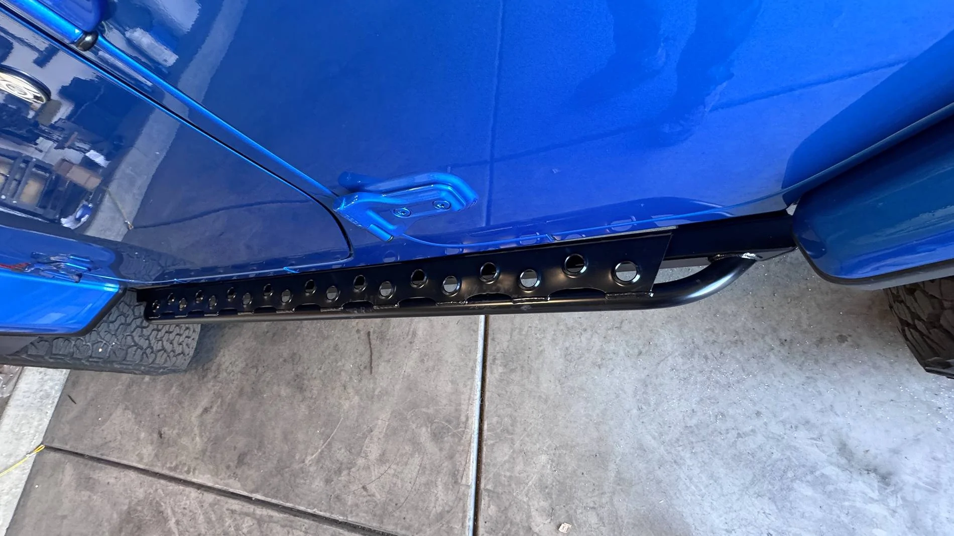 Jeep Wrangler JL Rock slider with step IMG_E3991
