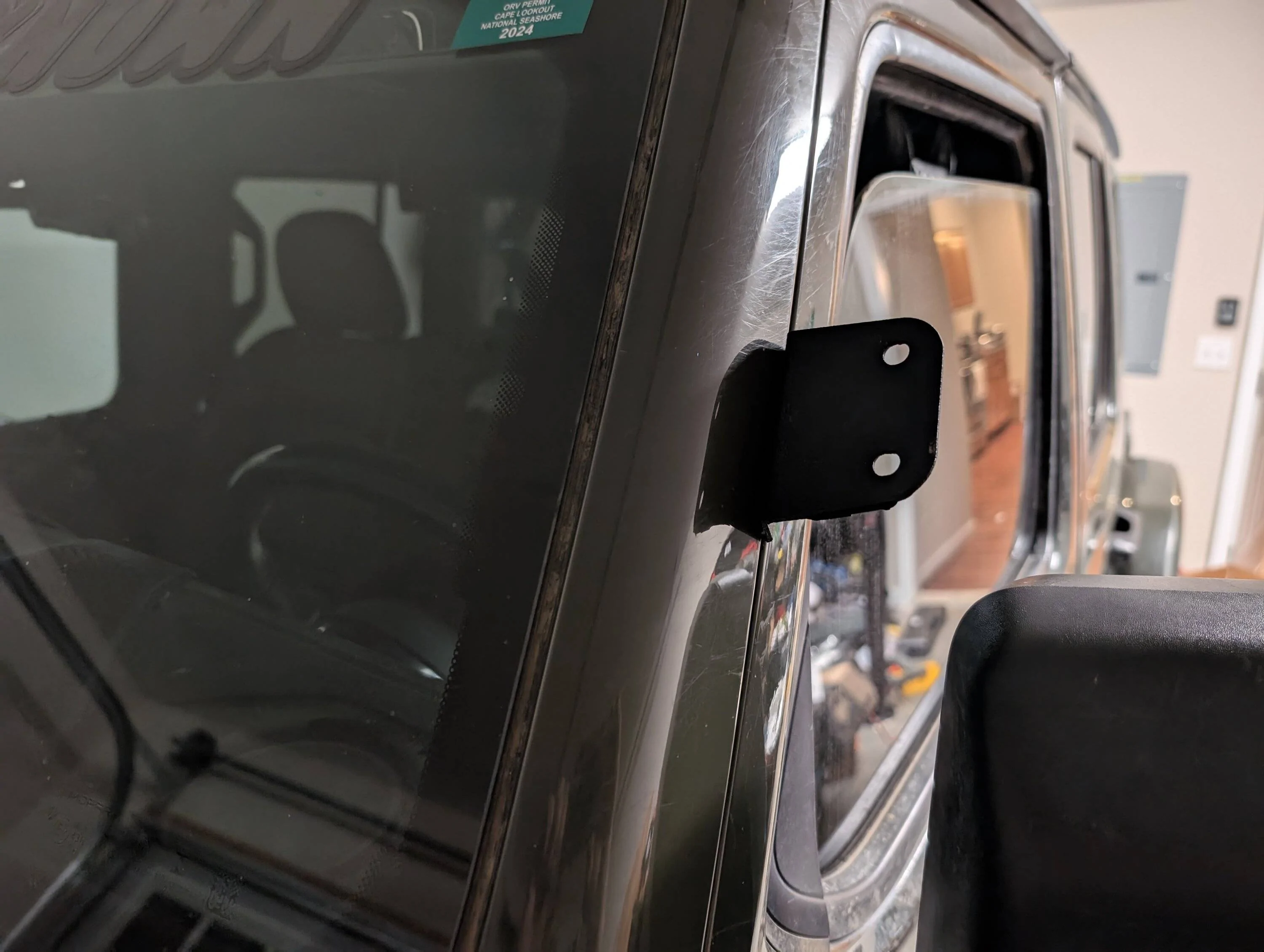 Jeep Wrangler JL AEV Snorkel Custom A-Pillar Bracket PXL_20250207_235251226