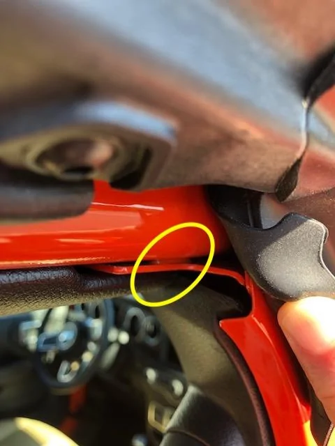 Jeep Wrangler JL Creaking sound from driver side pillar IMG_0358
