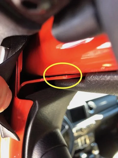 Jeep Wrangler JL Creaking sound from driver side pillar IMG_0359