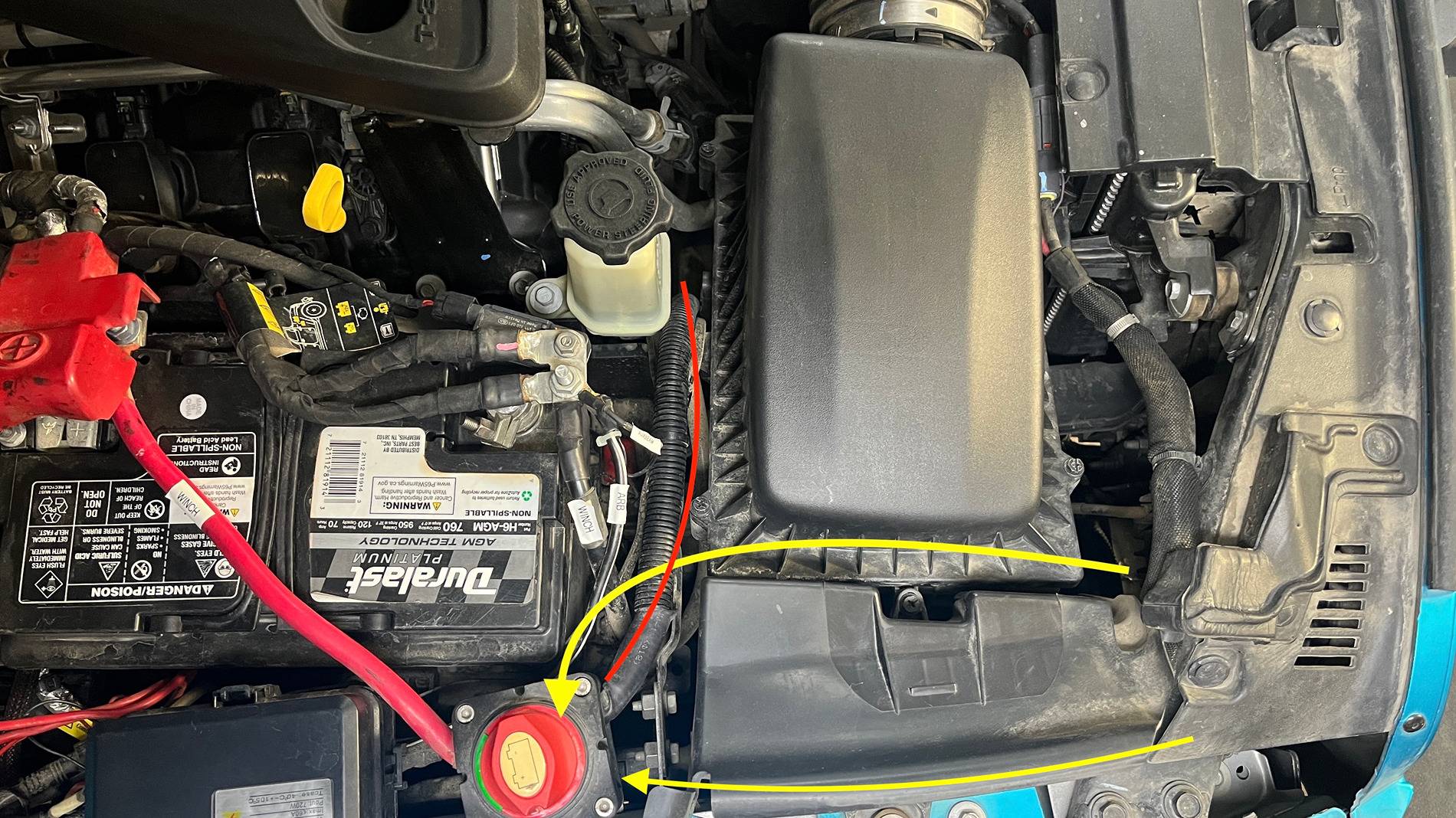Jeep Wrangler JL Shielded cable replacement - *Badlands Winch* IMG_4815