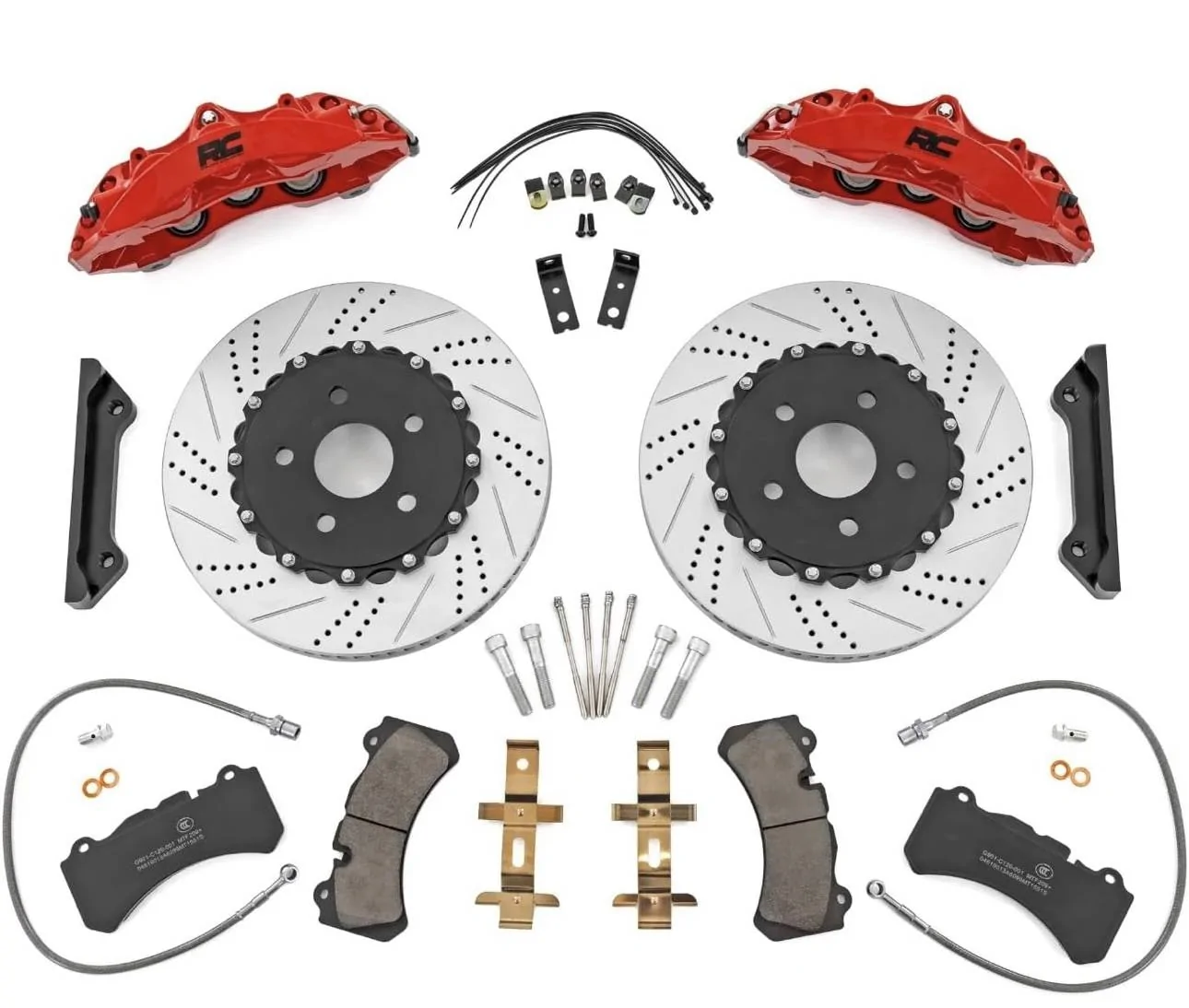 Jeep Wrangler JL Rough Country 6 Piston Front performance brake kit IMG_2810