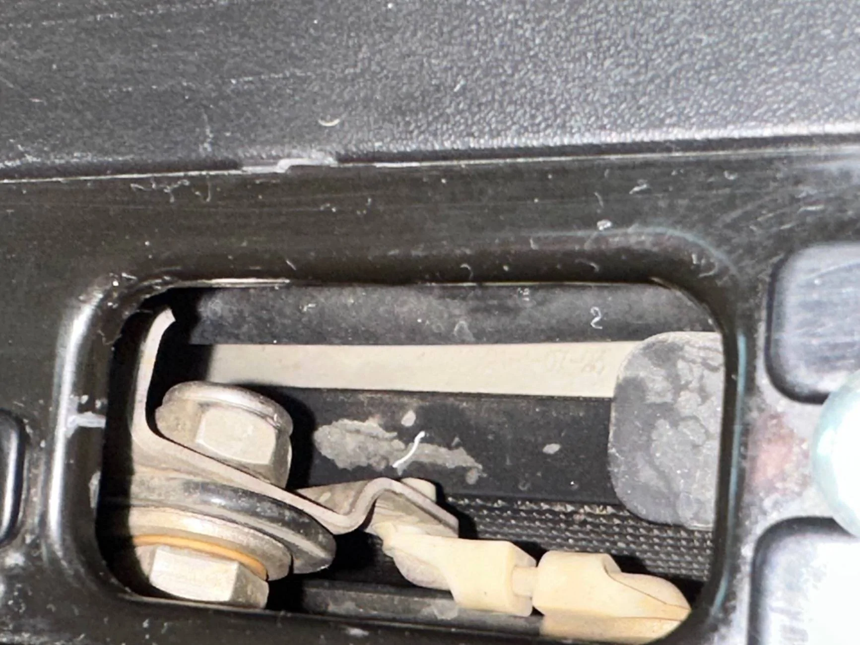 Jeep Wrangler JL Bolt lock failure. Mechanism flops around :( IMG_0660