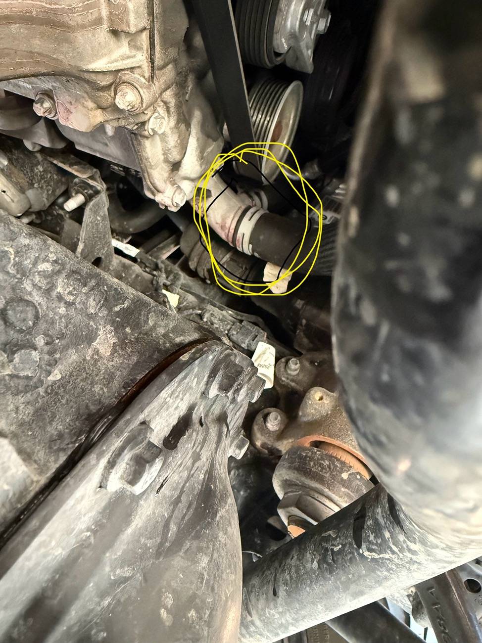 Jeep Wrangler JL 2021 Willys 2.0 Coolant leak IMG_0190