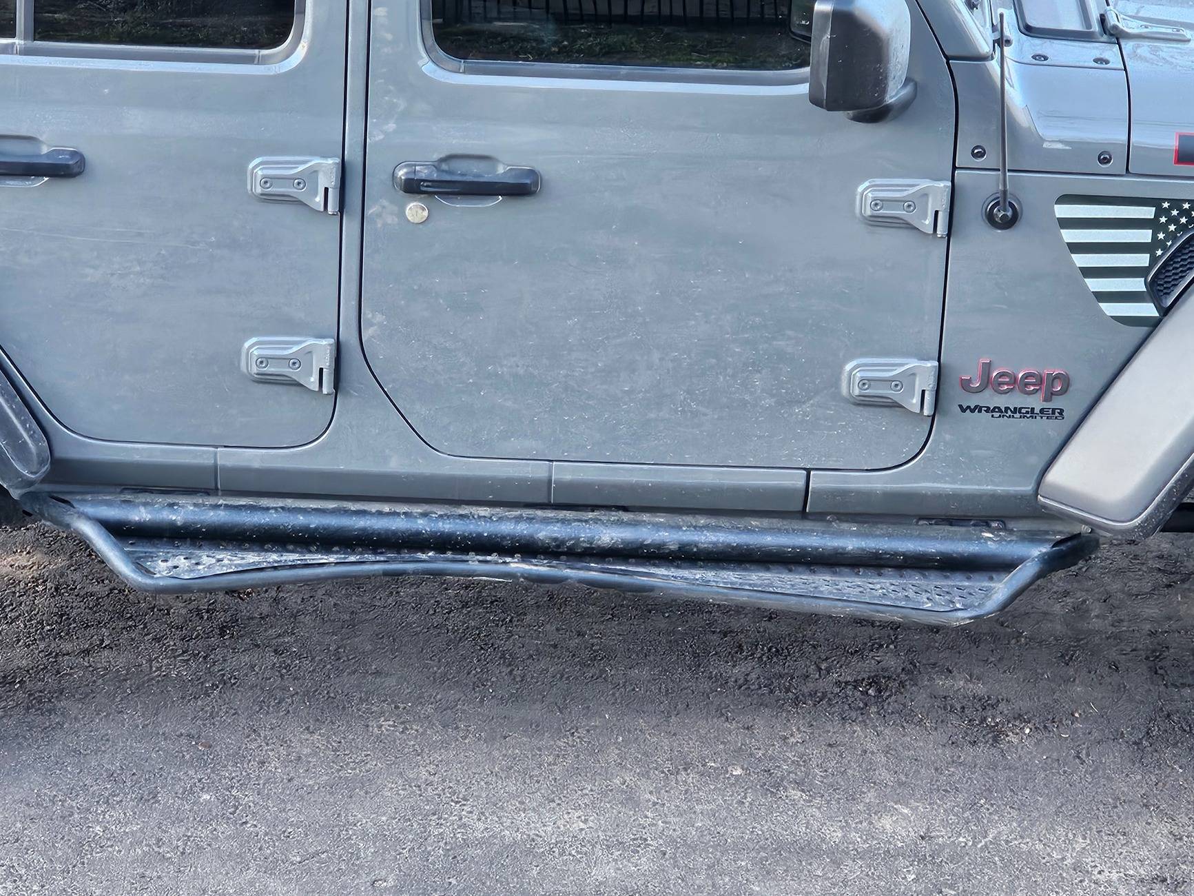 Jeep Wrangler JL Go Rhino Dominator Xtreme D1 Side Step Bars 20250321_194125
