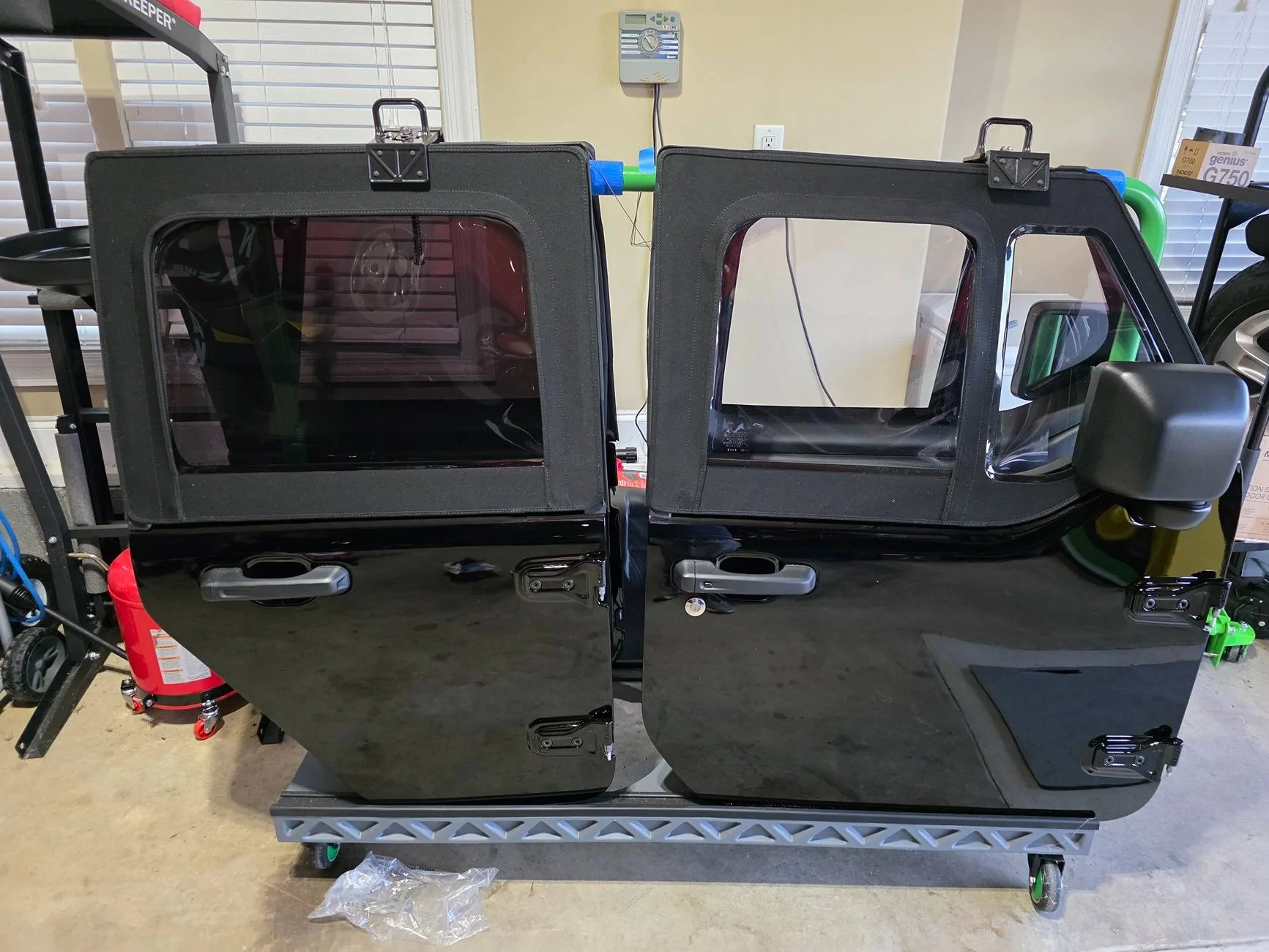Jeep Wrangler JL MOPAR Half Doors - Black, JLU, $2750 20250321_183559