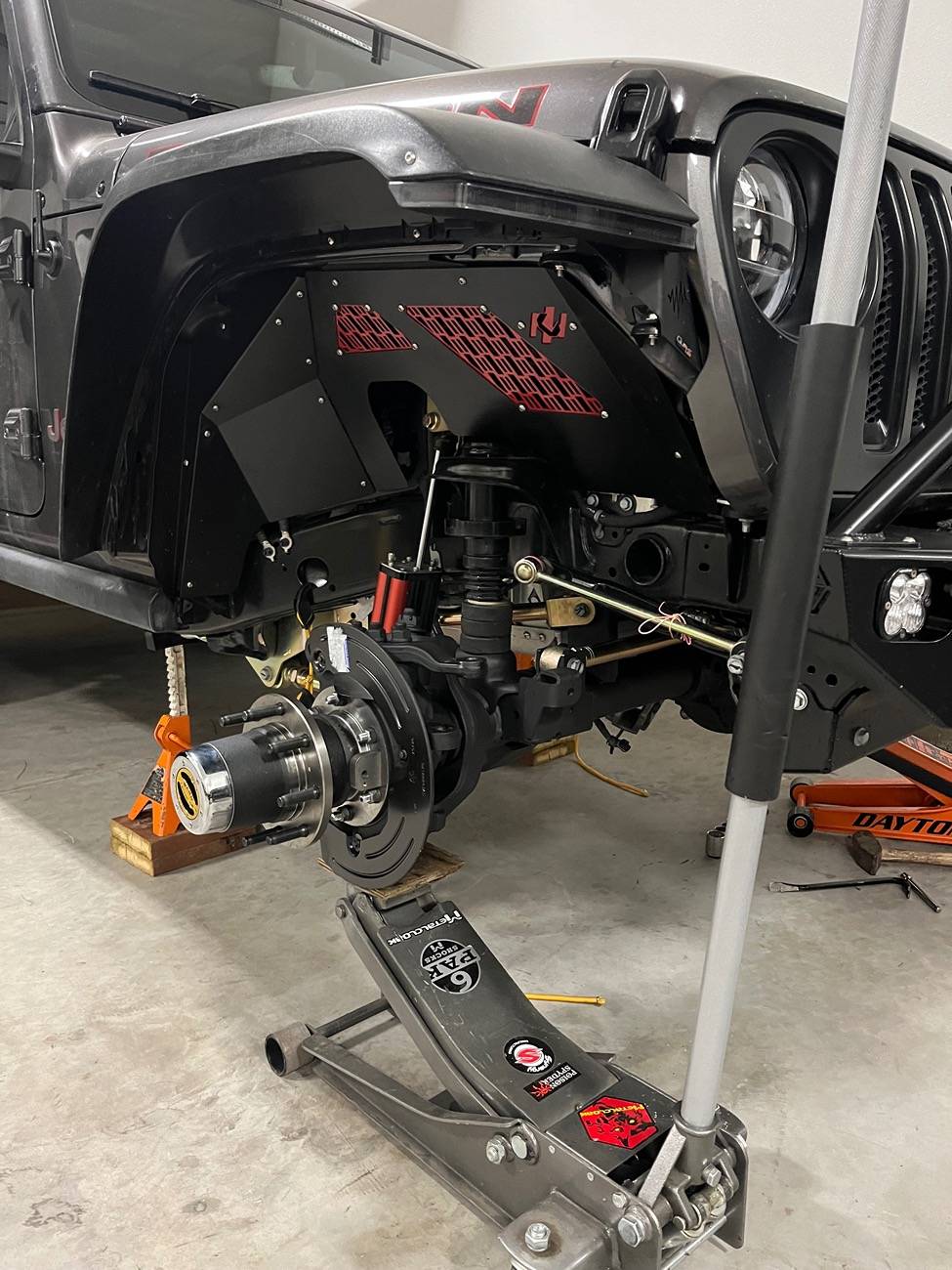 Jeep Wrangler JL Cav Fab Front Inner Fender Liners IMG_4338