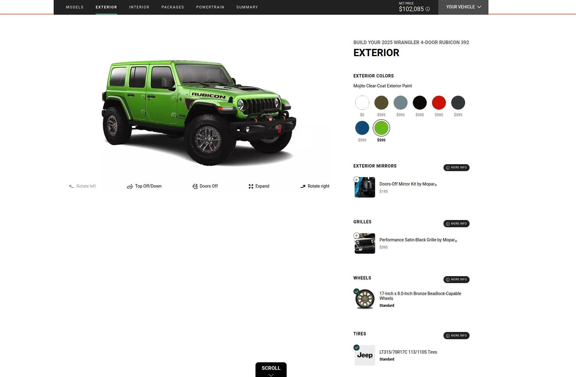 Jeep Wrangler JL Any updates on 2025 392? Screenshot from 2025-03-23 18-16-20