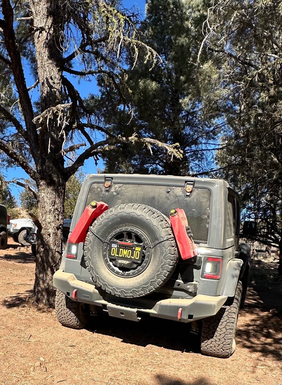 Jeep Wrangler JL Weight on Rear Tailgate IMG_0417