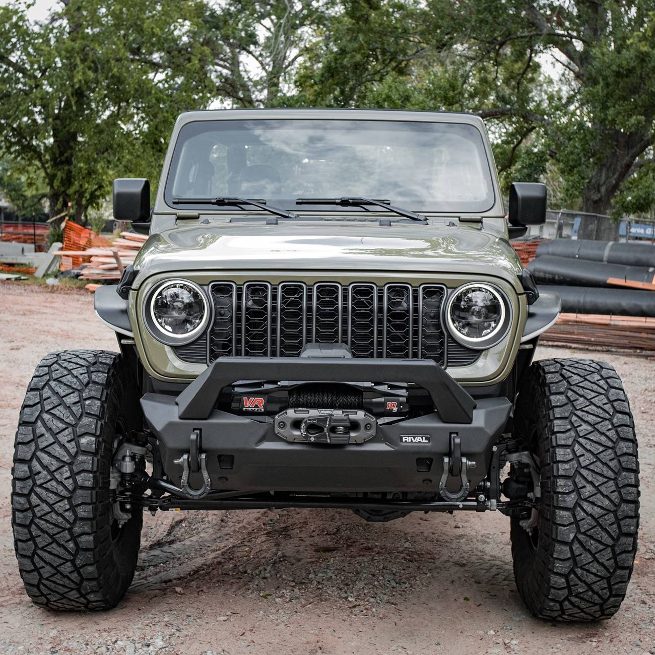 Jeep Wrangler JL RIVAL Aluminum Stubby Bumper DSCF5964
