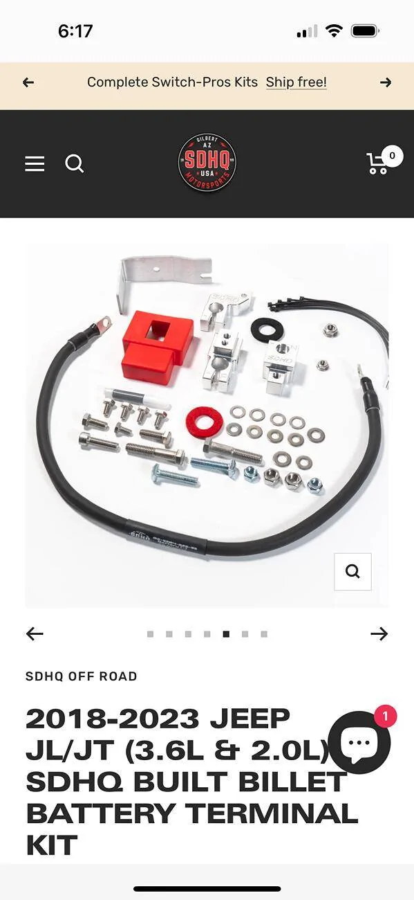 Jeep Wrangler JL Quick Release Battery Terminal Connectors IMG_2754
