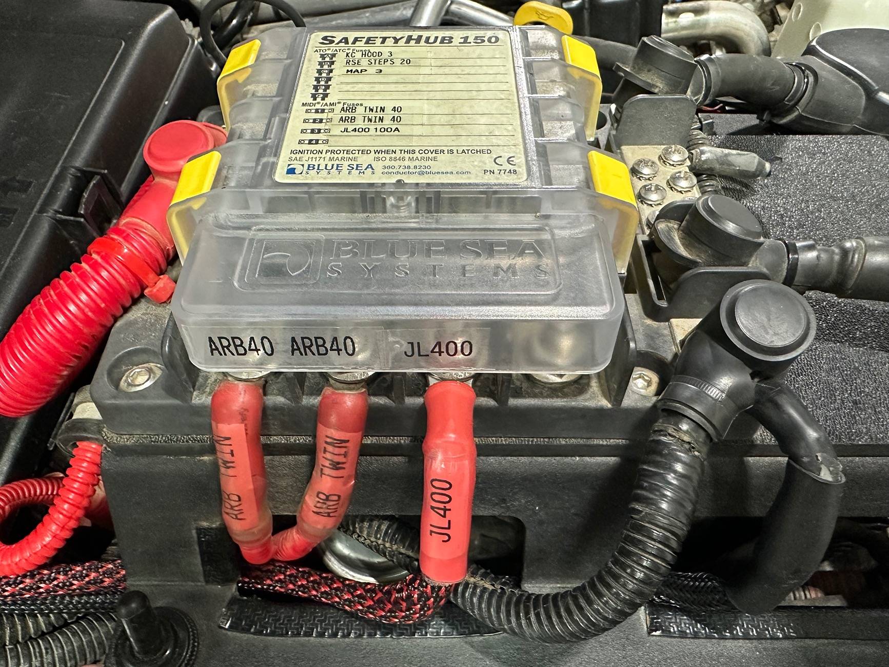 Jeep Wrangler JL Quick Release Battery Terminal Connectors IMG_0620