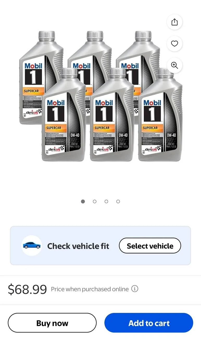 Jeep Wrangler JL 3.6 l Engine Oil Type Screenshot_20250409_153347_Walmart