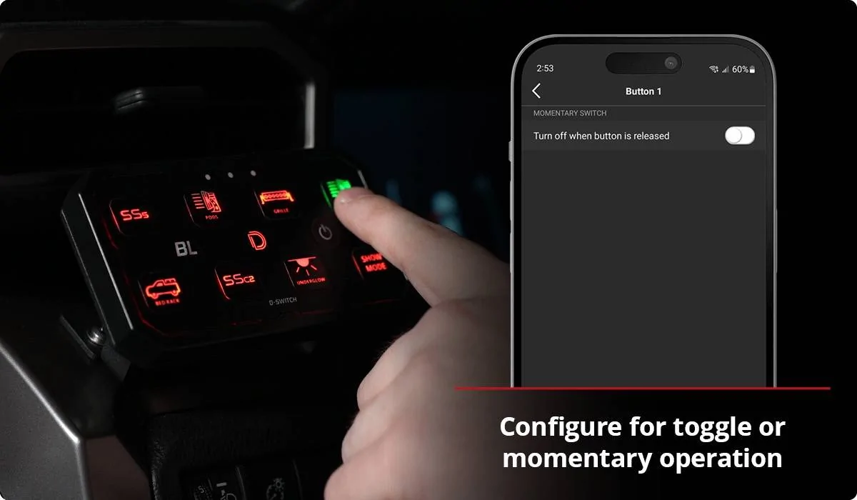 Jeep Wrangler JL D-Switch Bluetooth App—Customize, Combine, and Command Your Setup | Diode Dynamics BsX5TaE
