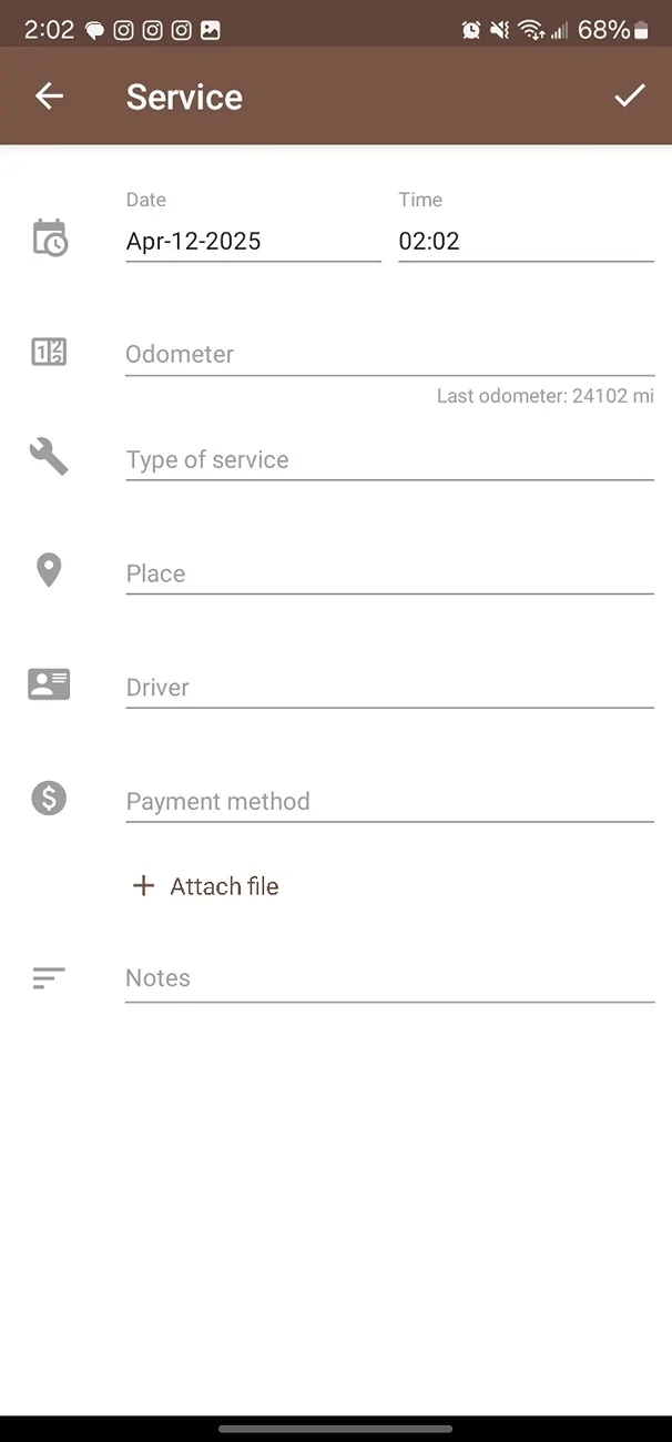 Jeep Wrangler JL How to record my DIY oil changes? Screenshot_20250412_020236_Drivvo