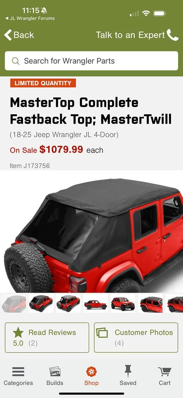 Jeep Wrangler JL Help me out on deciding between 2 soft tops IMG_7408