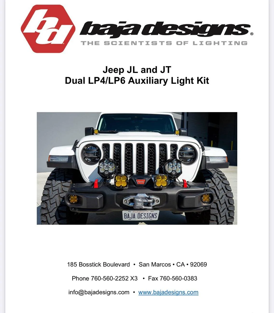 Jeep Wrangler JL Baja Designs LP6 installed IMG_4897