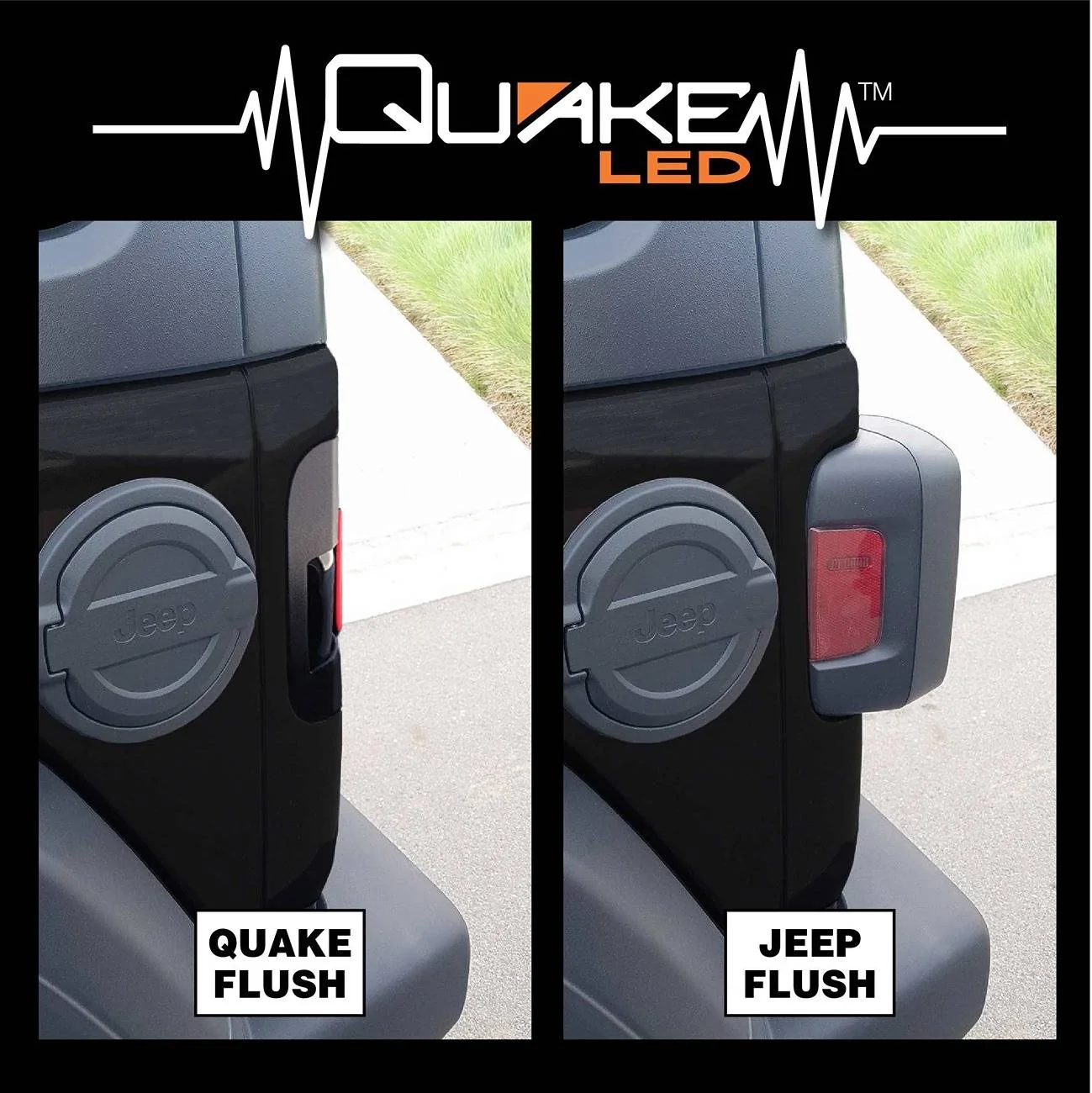 Jeep Wrangler JL !!!NEW Product!!! Quake Led FLUSH Taillights are live! Featuring B.A.S.S. Technology - QMT1537 9_Flush Ads