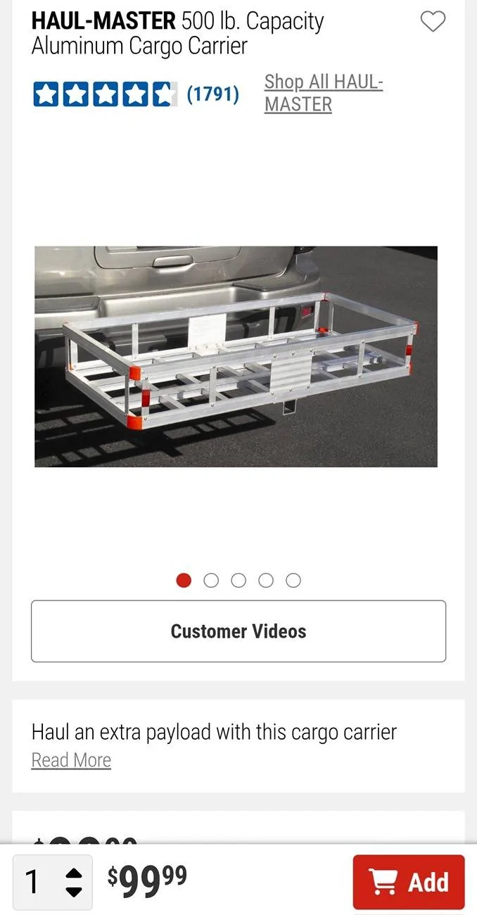 Jeep Wrangler JL Harbor freight hitch rack modifications DIY 1000008178