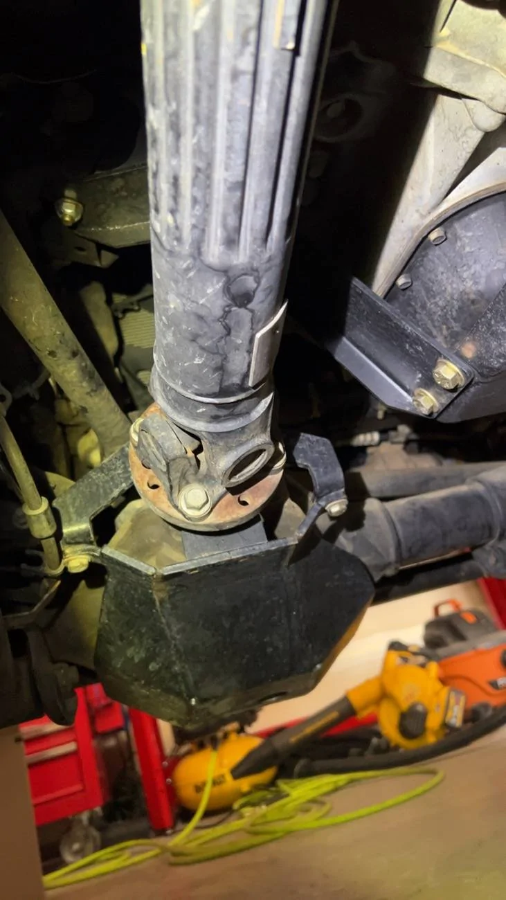 Jeep Wrangler JL Fixing the ugly gap on rough country diff skids IMG_5538