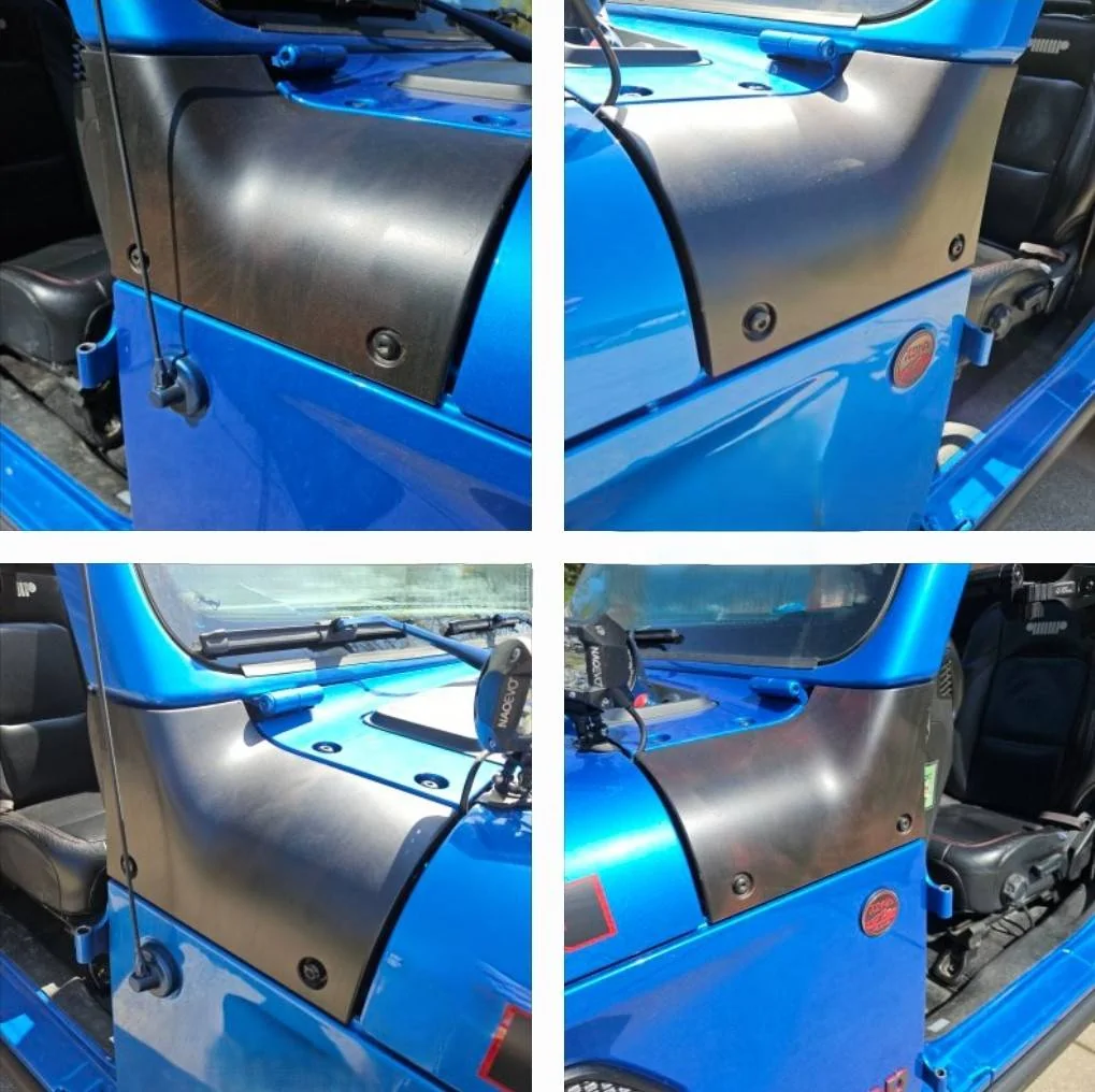 Jeep Wrangler JL Plasti Dip Cowl Covers tem