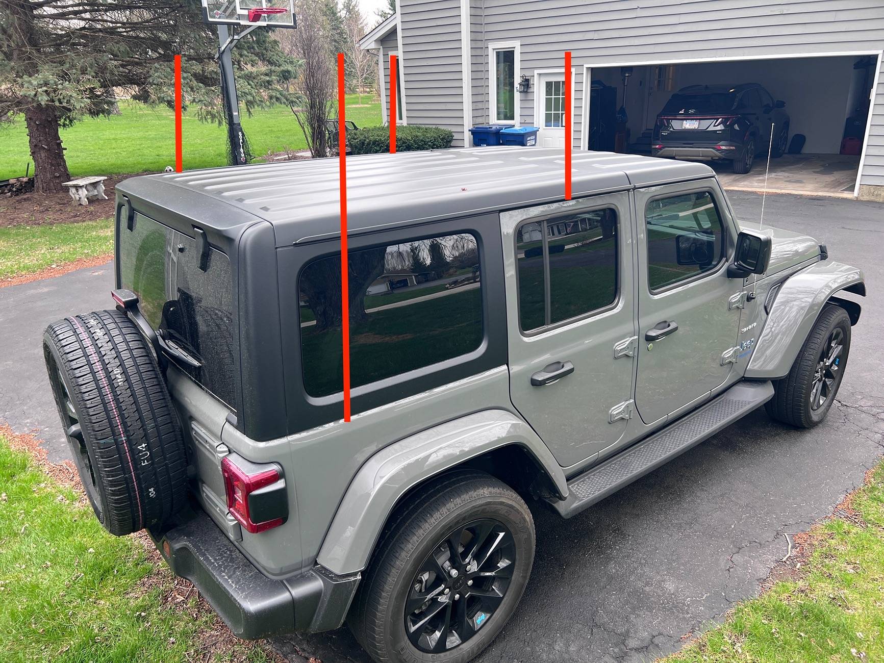 Jeep Wrangler JL Supporting Hard Top - Hoist Hardtop Straps
