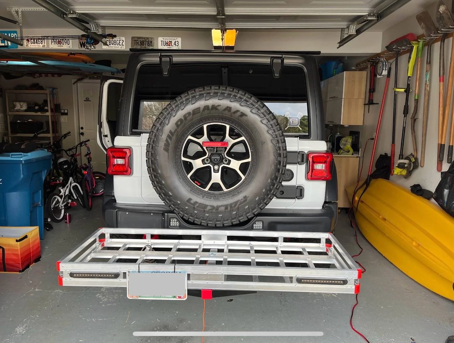 Jeep Wrangler JL Harbor freight hitch rack modifications DIY IMG_9172
