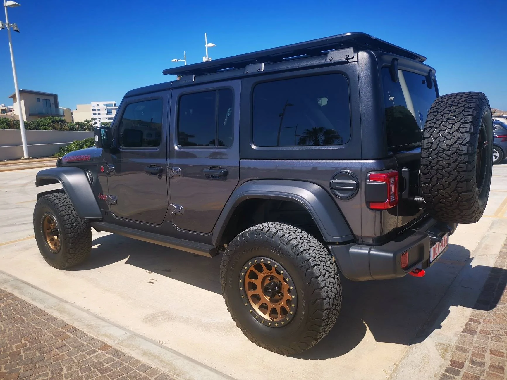 Jeep Wrangler JL Wheels with removable rash rings IMG_20250501_105306