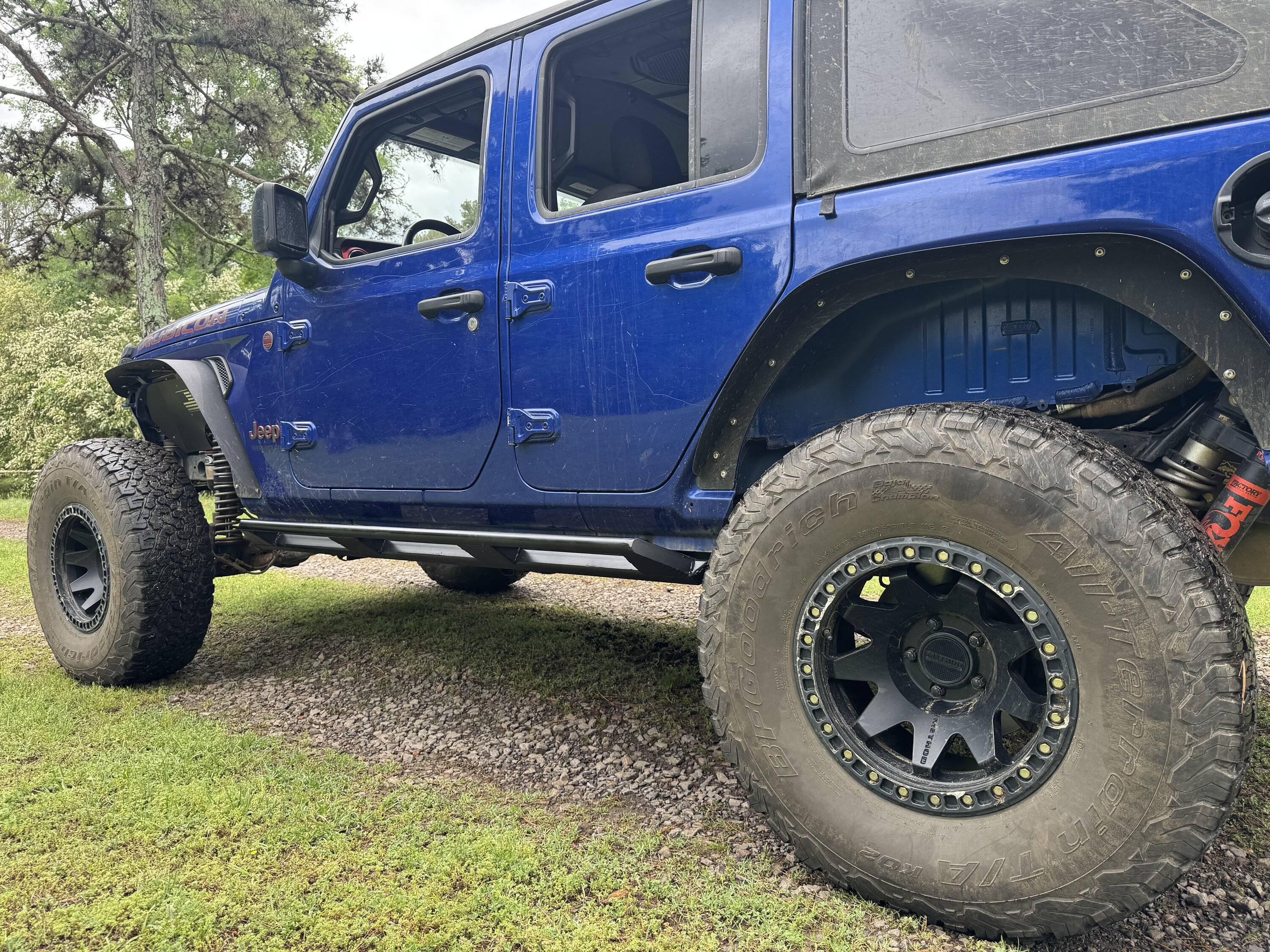 Jeep Wrangler JL DIY rock sliders IMG_7370