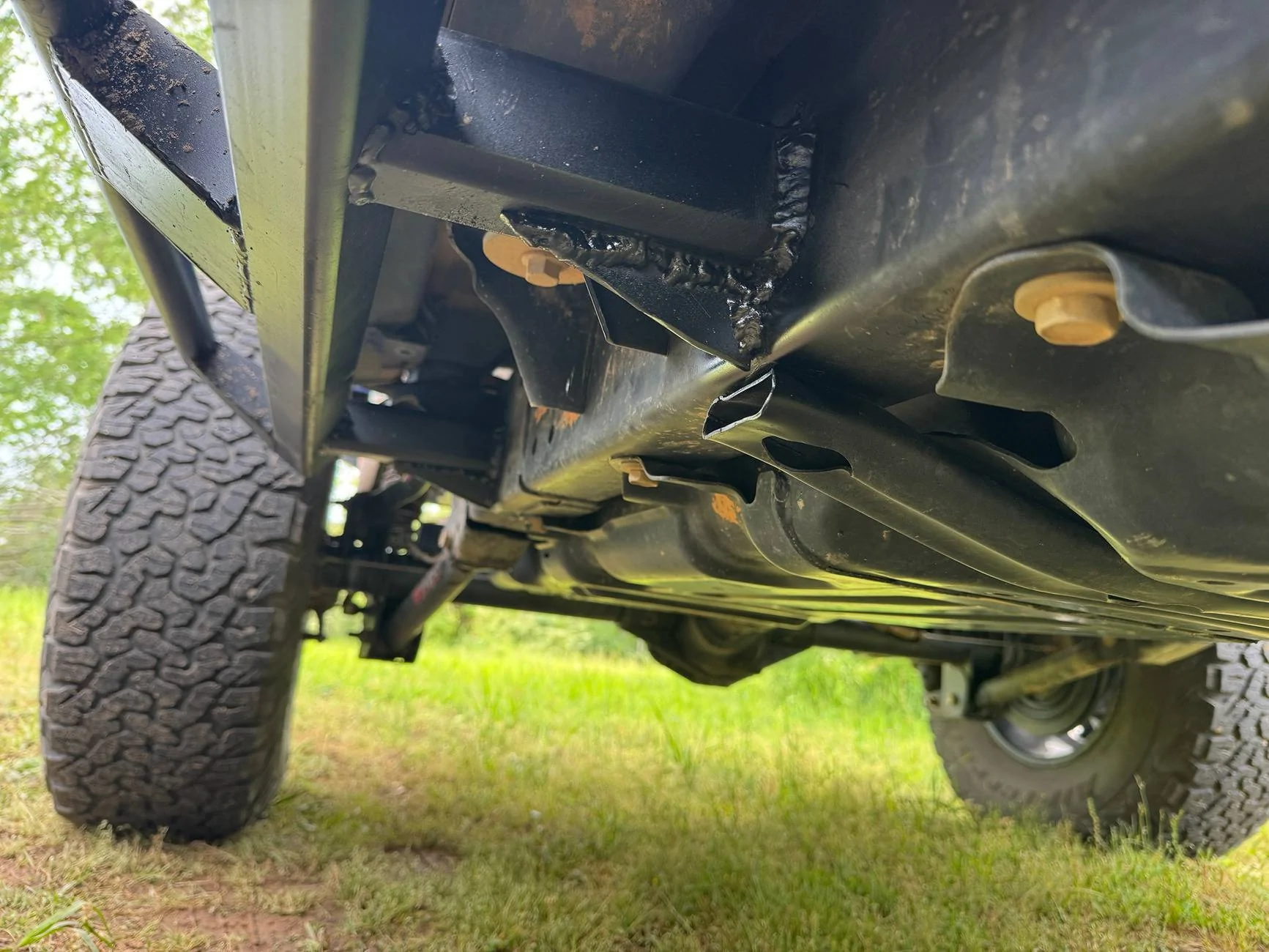 Jeep Wrangler JL DIY rock sliders IMG_7376