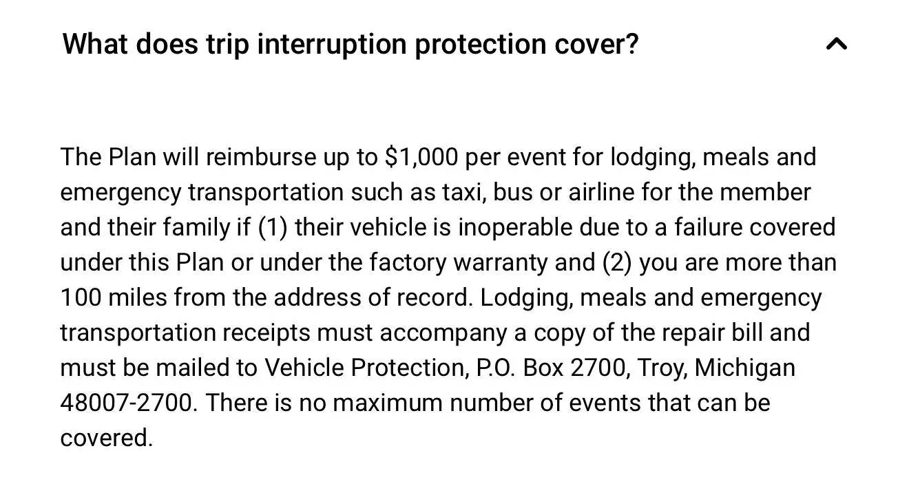 Jeep Wrangler JL Jeep Cares Trip Interruption Protection IMG_0793