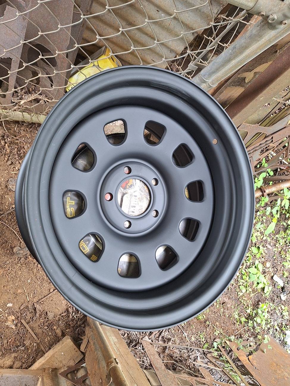 Jeep Wrangler JL Painting my wheels 20250503_152915