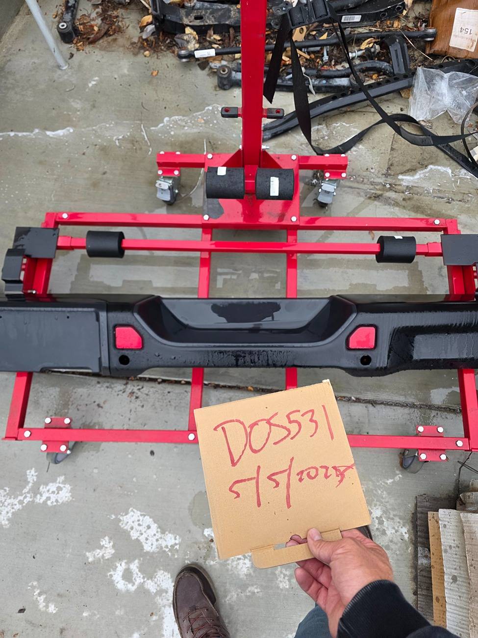 Jeep Wrangler JL Mopar steel rear bumper 20250505_181119