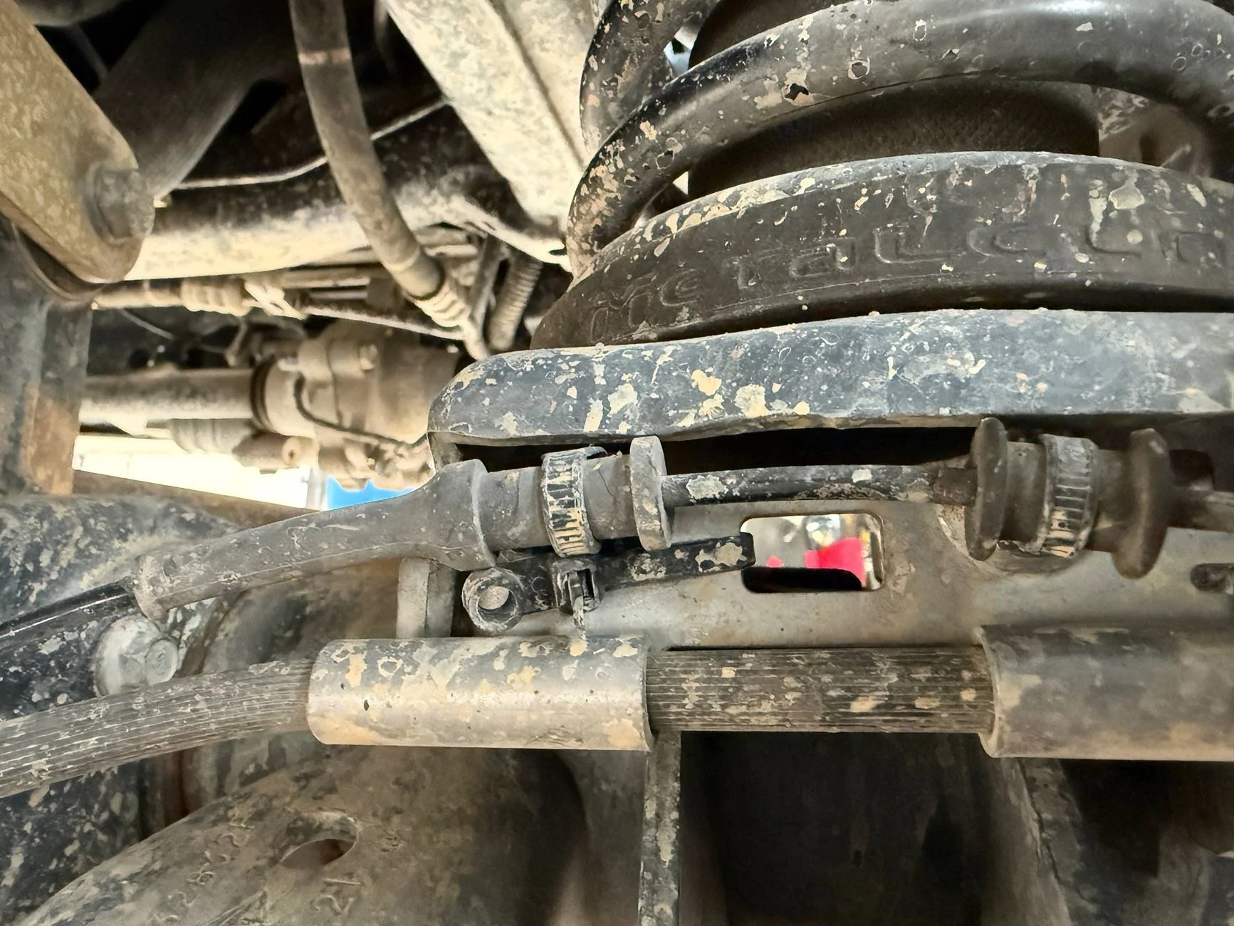 Jeep Wrangler JL Brake Cable Bracket Zip Tied?? IMG_1238