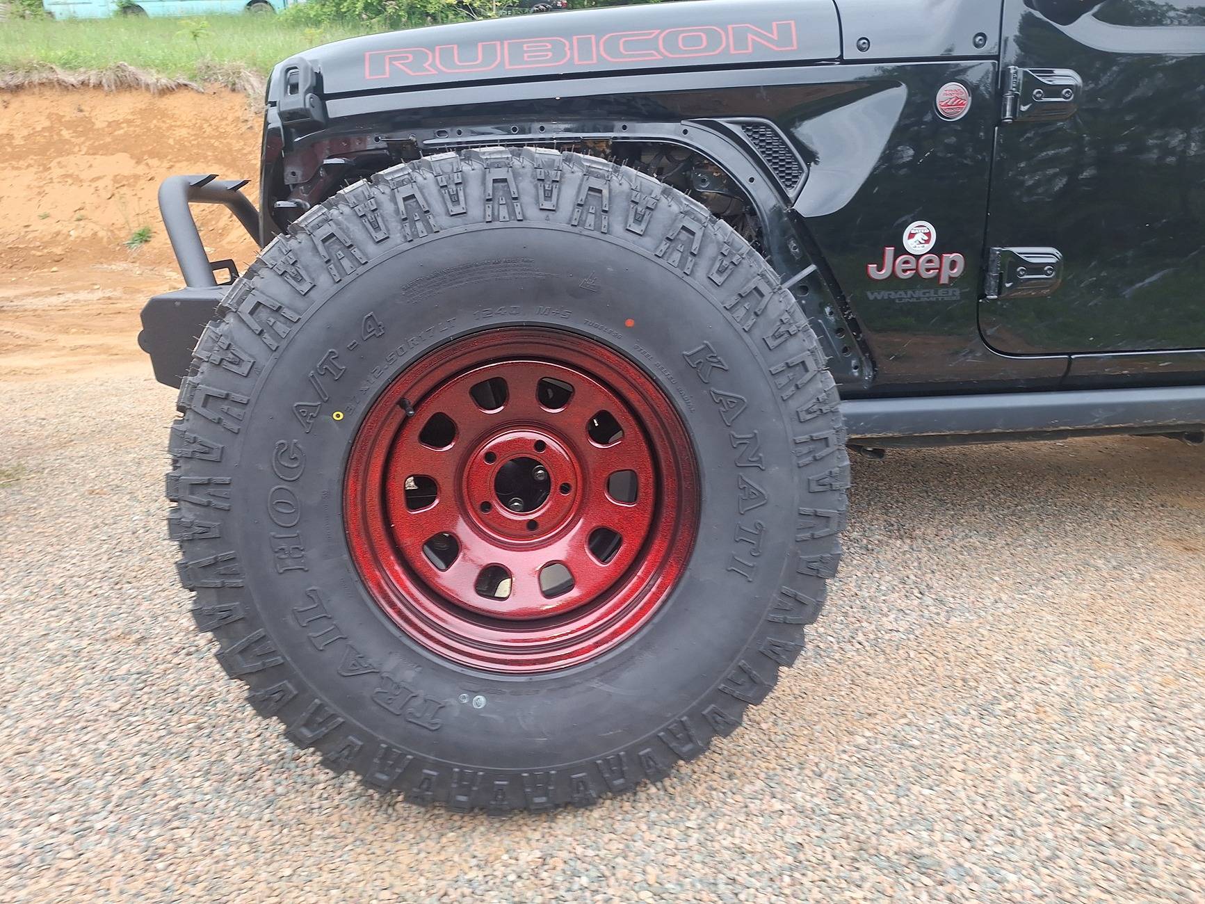 Jeep Wrangler JL Painting my wheels 20250507_191150