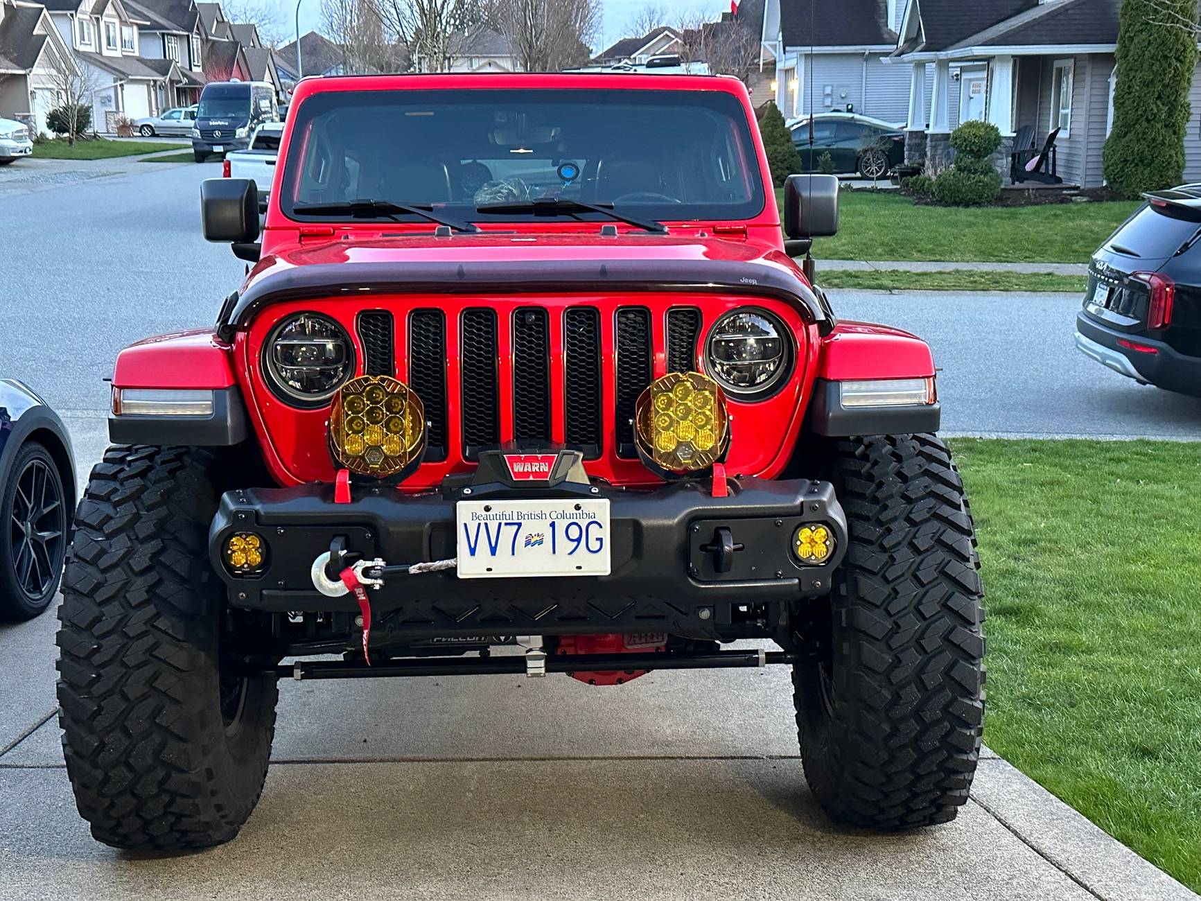Jeep Wrangler JL Flat Towing with Installed Winch IMG_1570