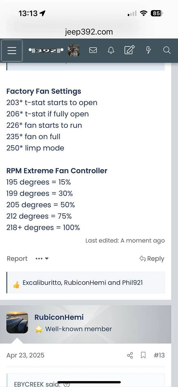 Jeep Wrangler JL Radiator fan issue IMG_1285