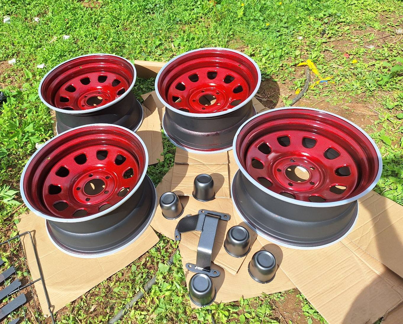 Jeep Wrangler JL Painting my wheels 20250511_162603