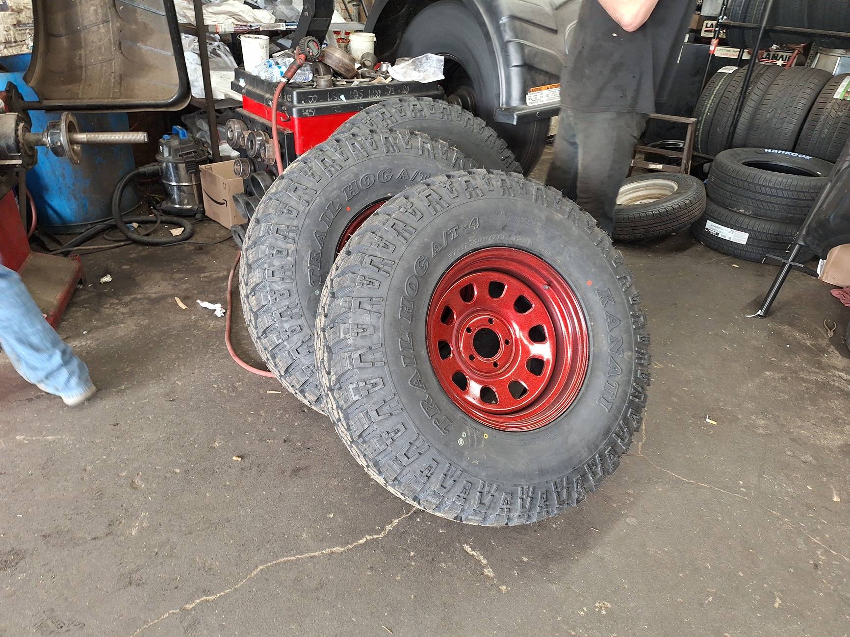 Jeep Wrangler JL Painting my wheels 20250516_143202