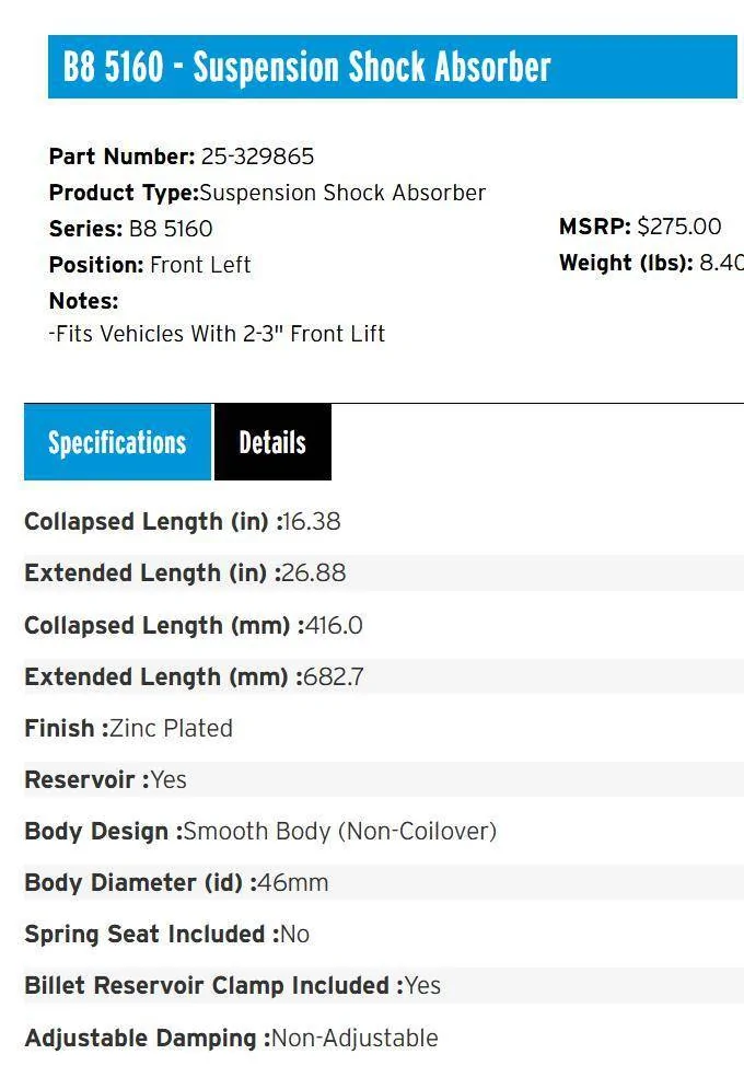 Jeep Wrangler JL Do I Need Bumpstops With These Bilstein 5160s? 1000014347
