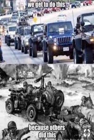Jeep Wrangler JL Happy Memorial day, weekend jeepwwII