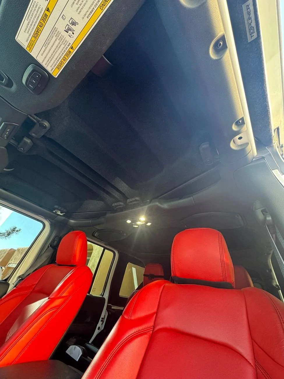 Jeep Wrangler JL FS: Freedom Panels w/ top liner IMG_5105