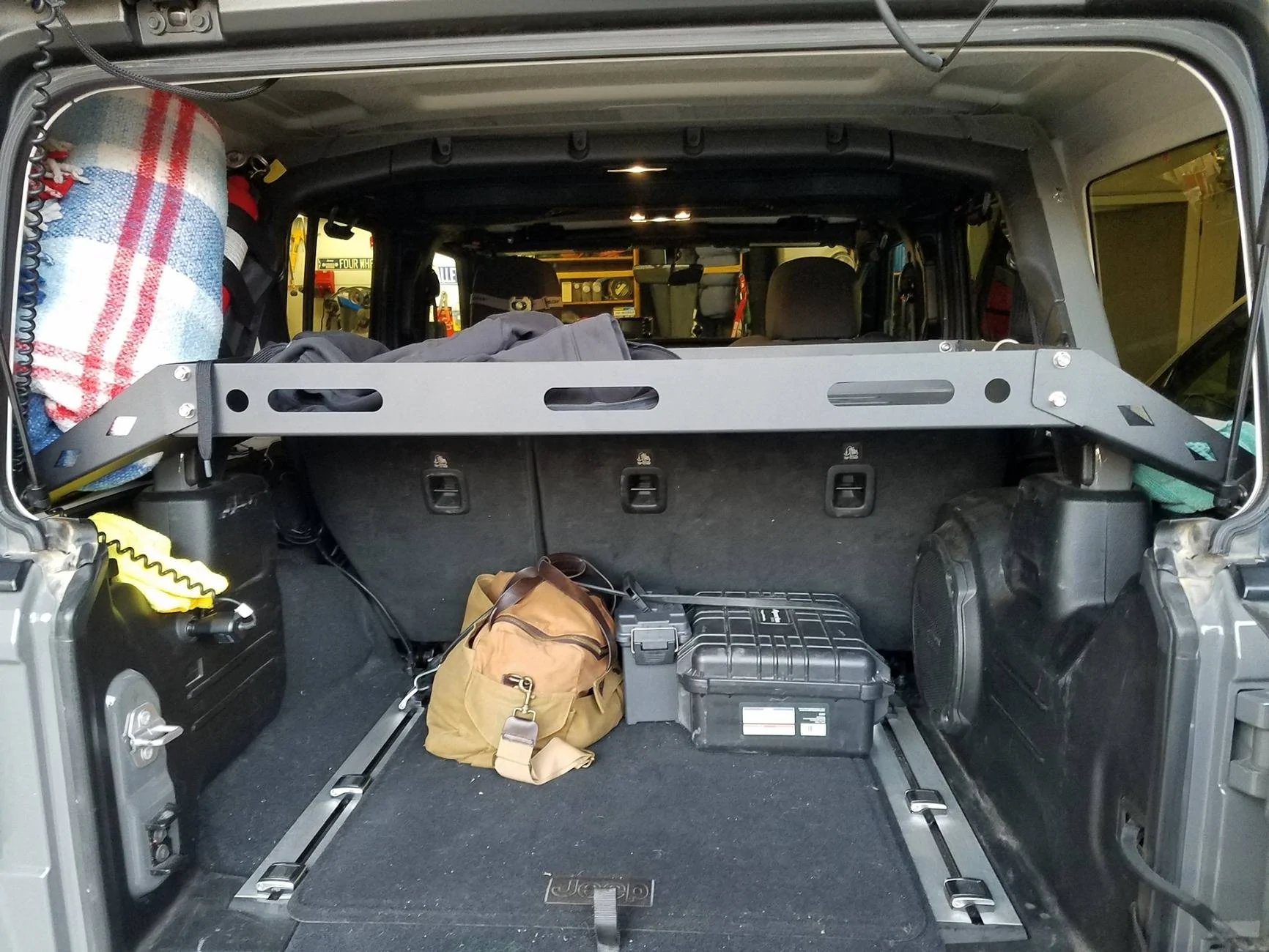 Jeep Wrangler JL Rear Cargo Rack Interior Storage Rack_20211207_160328