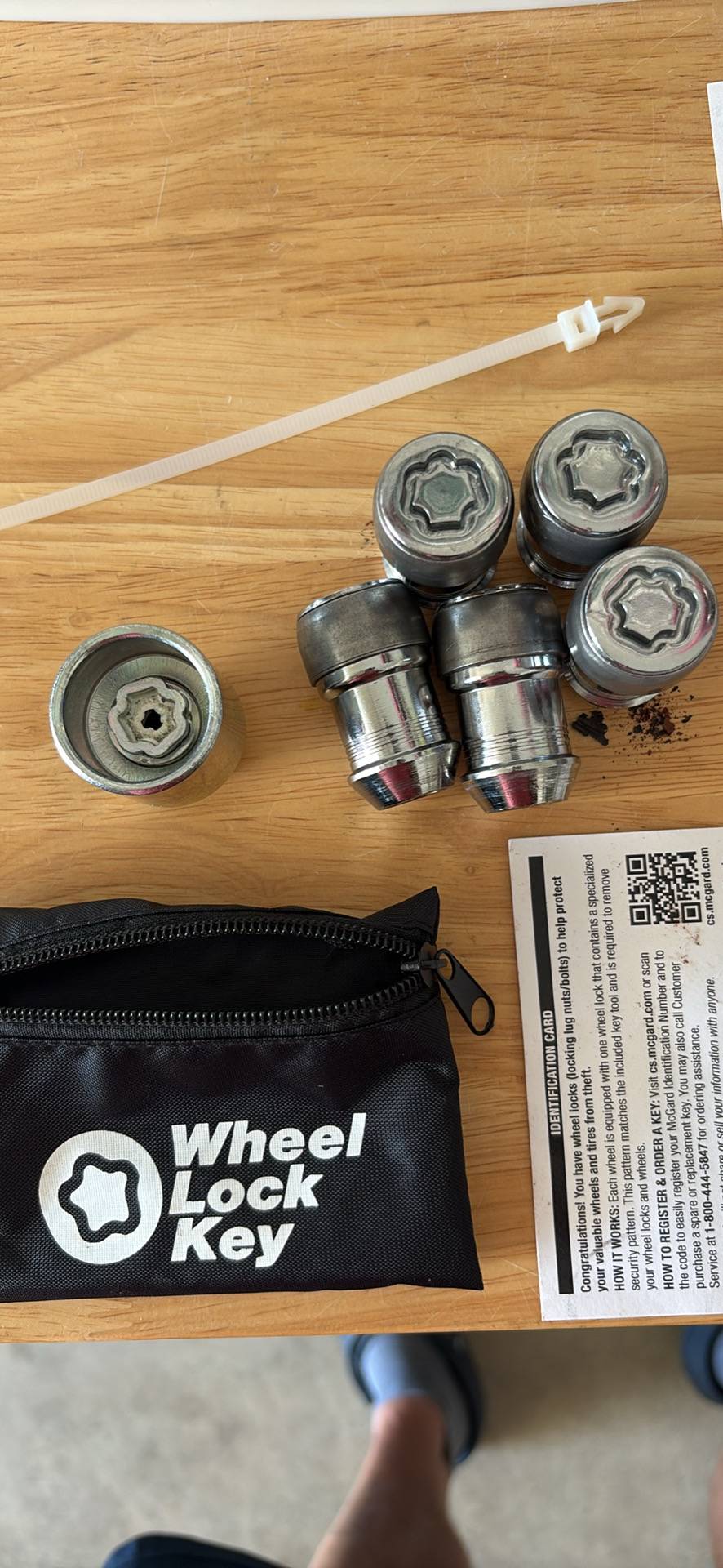 Jeep Wrangler JL Mopar Wheel Lock Set 3997B964-E6B0-4805-9165-CA06DD41C634