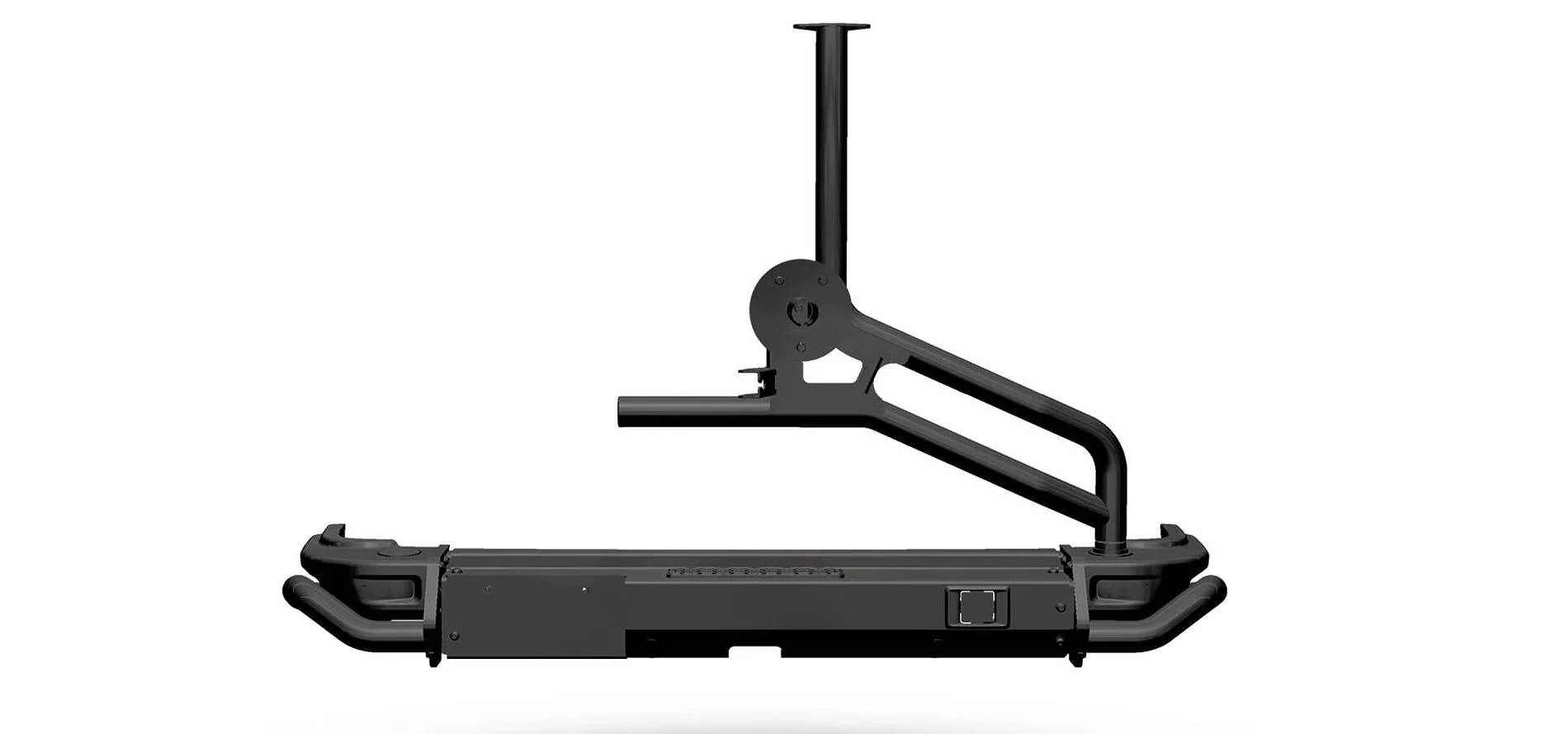 Jeep Wrangler JL AEV Tire Carrier Vertical Pole rear-bumper-tire-carrier-10